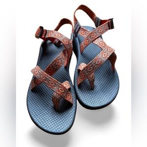 Chaco Zx2 Yampa Womens Strappy Sandals Black Orange Amber Tiger